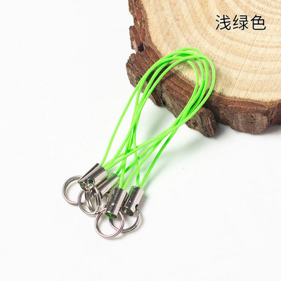 50/100 vnt. Raktų pakabukų virvelė su šuolio žiedu, Lariato dirželio virvė „Pasidaryk pats“ raktų pakabukas, amatai, papuošalai, gaminimo reikmenys, didmeninė prekyba