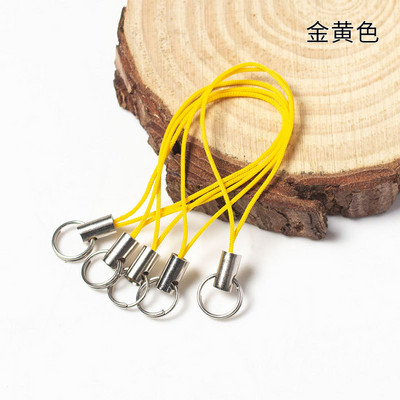 50/100 vnt. Raktų pakabukų virvelė su šuolio žiedu, Lariato dirželio virvė „Pasidaryk pats“ raktų pakabukas, amatai, papuošalai, gaminimo reikmenys, didmeninė prekyba