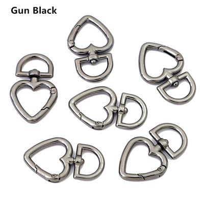 5/10 db Love Heart kulcstartó tavaszi csat homár kulcstartó kapocs barkács kulcstartó kutyacsat csatlakozó ékszerkészítési kellékekhez