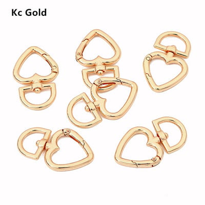 5/10 db Love Heart kulcstartó tavaszi csat homár kulcstartó kapocs barkács kulcstartó kutyacsat csatlakozó ékszerkészítési kellékekhez