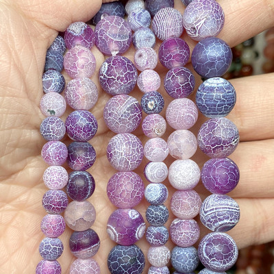 Χάντρες φυσικής πέτρας 4-10 χιλιοστά Tiger Eye Agates Amazonite Jades Turquoises Rose Quartzs Στρογγυλές χάντρες για κοσμήματα κατασκευής Diy βραχιόλια