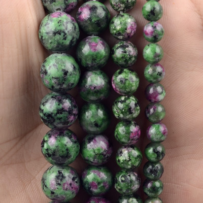 Χάντρες φυσικής πέτρας 4-10 χιλιοστά Tiger Eye Agates Amazonite Jades Turquoises Rose Quartzs Στρογγυλές χάντρες για κοσμήματα κατασκευής Diy βραχιόλια