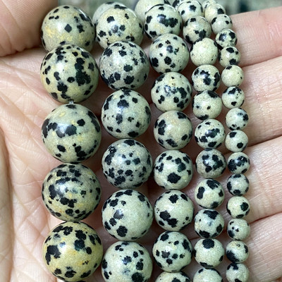 Χάντρες φυσικής πέτρας 4-10 χιλιοστά Tiger Eye Agates Amazonite Jades Turquoises Rose Quartzs Στρογγυλές χάντρες για κοσμήματα κατασκευής Diy βραχιόλια