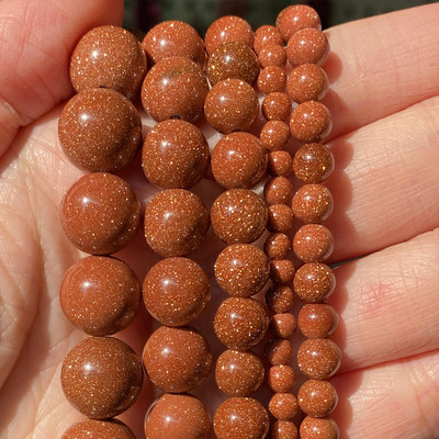 Χάντρες φυσικής πέτρας 4-10 χιλιοστά Tiger Eye Agates Amazonite Jades Turquoises Rose Quartzs Στρογγυλές χάντρες για κοσμήματα κατασκευής Diy βραχιόλια