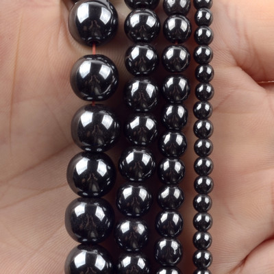 Χάντρες φυσικής πέτρας 4-10 χιλιοστά Tiger Eye Agates Amazonite Jades Turquoises Rose Quartzs Στρογγυλές χάντρες για κοσμήματα κατασκευής Diy βραχιόλια