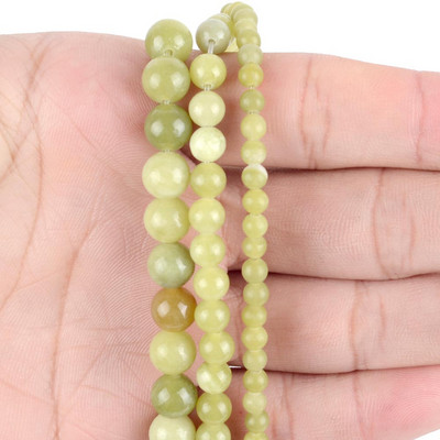 Χάντρες φυσικής πέτρας 4-10 χιλιοστά Tiger Eye Agates Amazonite Jades Turquoises Rose Quartzs Στρογγυλές χάντρες για κοσμήματα κατασκευής Diy βραχιόλια