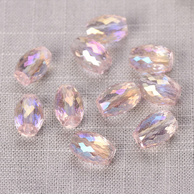 10db 10x6mm 12x8mm ovális hengeres csiszolt vágott kristályüveg laza kézműves gyöngyök ékszerkészítéshez barkácsolás