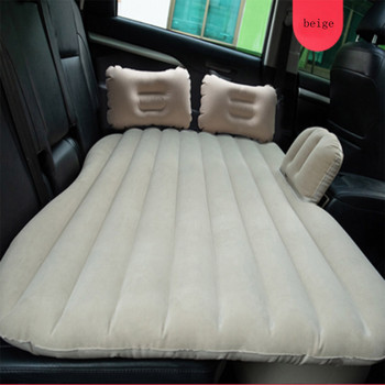 Φουσκωτό στρώμα αυτοκινήτου Υπαίθριο κρεβάτι κάμπινγκ PVC Flocking Πολυλειτουργικός καναπές