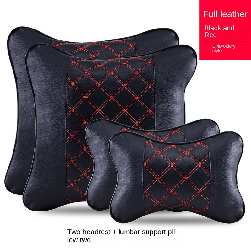 Προσκέφαλο αυτοκινήτου, Μαξιλάρι λαιμού, Σετ οσφυϊκής στήριξης, τετραμελές κάθισμα μαξιλαριού αυτοκινήτου, μαξιλάρι αυχενικού σπονδύλου