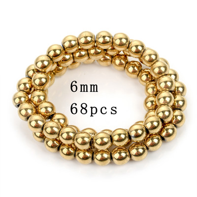 AAA+ Culoare de reținere Piatră naturală Mărgele geometrice neregulate Mărgele hematite placate cu aur pentru realizarea de bijuterii Colier brățară DIY