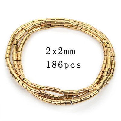 AAA+ Culoare de reținere Piatră naturală Mărgele geometrice neregulate Mărgele hematite placate cu aur pentru realizarea de bijuterii Colier brățară DIY