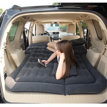 Φουσκωτό στρώμα ταξιδιού αυτοκινήτου Air air φουσκωτό κρεβάτι Universal για πολυλειτουργικό μαξιλάρι καναπέ στο πίσω κάθισμα Μαξιλάρι για υπαίθριο κάμπινγκ