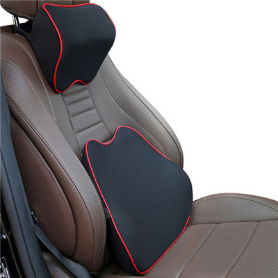 Autós fejtámla párna nyak memória deréktámasztó pamut légáteresztő automatikus nyaktámasz fejtámla párna üléspárna