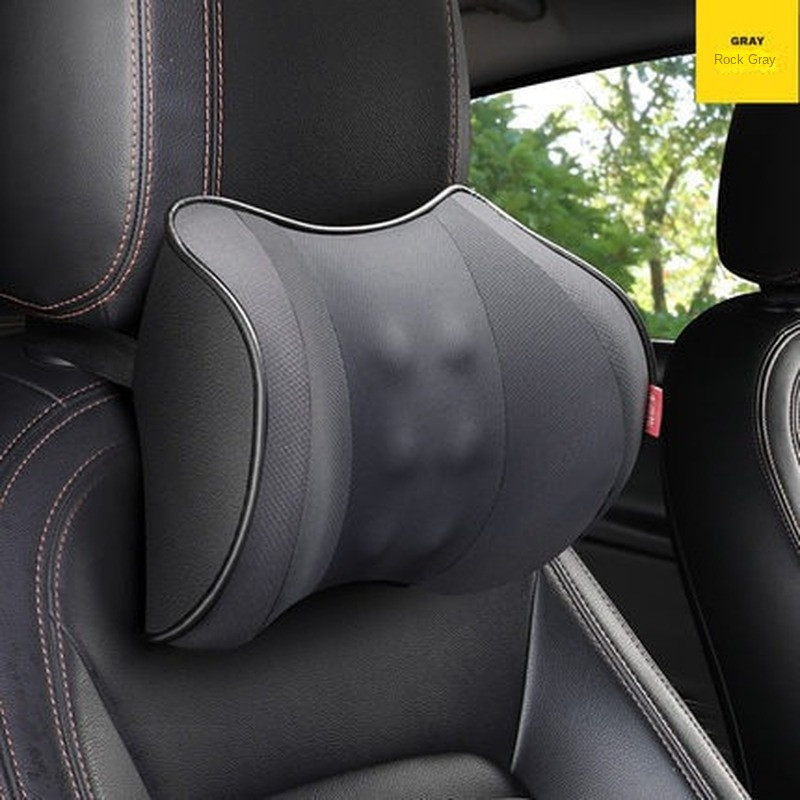 Automobilio elektrinė galvos atrama Automobilinė kėdutė Elektrinė juosmens pagalvėlė Atminties putplasčio juosmens atramos masažo galvos atramos juosmens pagalvėlių rinkinys
