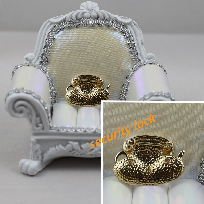 Hot Sale Vintage 3D bross kávéscsésze étkészlet zománcozott mázas tűk Vicces ajándékok barátnak barátnőnek ruházathoz kalaptáska