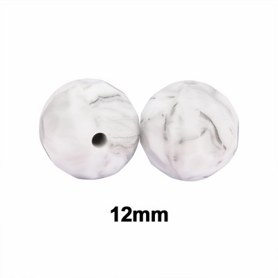 Lofca 40db 12/15mm szilikon gyöngyök poliéder Bpa mentes szilikon fogas barkácsfogat baba rágható kiegészítők baba fogak