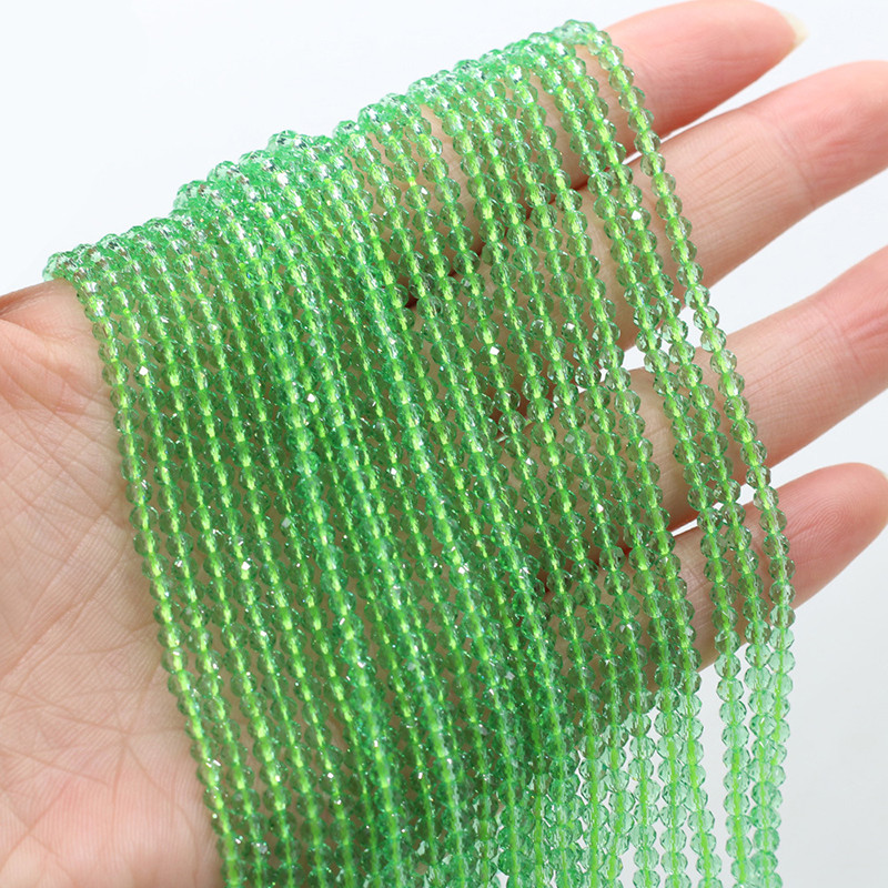 Diy ékszergyöngyök 125/190db Rondelle Austria csiszolt kristályüveg gyöngyök ékszerekhez Perles fabrication de bizoux