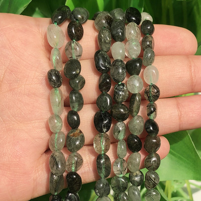 5-8mm természetes rózsaszín opál holdkő színes fluorit kő gyöngyök szabálytalan távtartó gyöngyök ékszerkészítéshez, barkács karkötő 15''