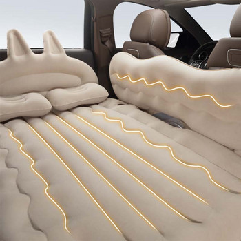Αερόστρωμα αυτοκινήτου πολλαπλών λειτουργιών Πίσω SUV/MPV Κουτί ουράς Πολύχρωμο Ειδικός Τόρνος Στρώμα ύπνου ενηλίκων Κρεβάτι ταξιδιού αυτοκινήτου
