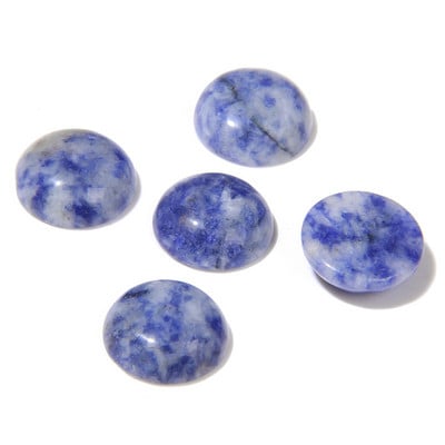 5 bucăți mărgele cabochon din piatră naturală 4-14 mm Jaspers de agat jad Cameo mărgele cu spatele plat pentru realizarea de bijuterii, inele, cercei, colier, bricolaj