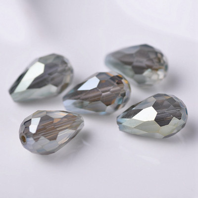 Fasetirano kristalno staklo u obliku suze u obliku kruške 5x3mm 7x5mm 12x8mm 15x10mm 18x12mm Rasute perle za rukotvorine za izradu nakita DIY