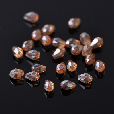 Fasetirano kristalno staklo u obliku suze u obliku kruške 5x3mm 7x5mm 12x8mm 15x10mm 18x12mm Rasute perle za rukotvorine za izradu nakita DIY