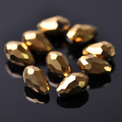 Fasetirano kristalno staklo u obliku suze u obliku kruške 5x3mm 7x5mm 12x8mm 15x10mm 18x12mm Rasute perle za rukotvorine za izradu nakita DIY