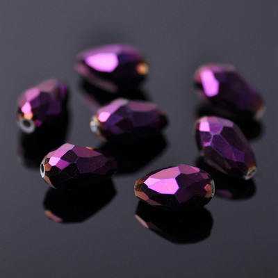 Fasetirano kristalno staklo u obliku suze u obliku kruške 5x3mm 7x5mm 12x8mm 15x10mm 18x12mm Rasute perle za rukotvorine za izradu nakita DIY