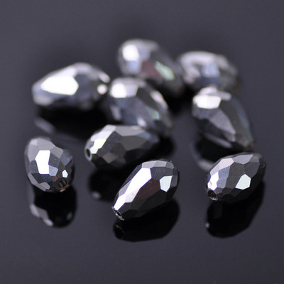 Fasetirano kristalno staklo u obliku suze u obliku kruške 5x3mm 7x5mm 12x8mm 15x10mm 18x12mm Rasute perle za rukotvorine za izradu nakita DIY