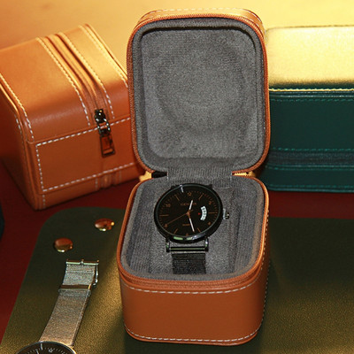 Luxury Watch Roll Box 1/3 Slots PU Θήκη ρολογιού για άντρες Γυναικεία ρολόγια Organizer Display Κοσμήματα Βραχιόλι αποθήκευσης