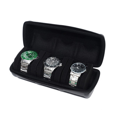 Luxury Watch Roll Box 1/3 Slots PU Θήκη ρολογιού για άντρες Γυναικεία ρολόγια Organizer Display Κοσμήματα Βραχιόλι αποθήκευσης