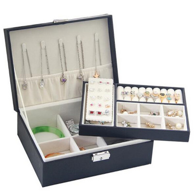 WE Lady kutija za nakit od PU kože, vitrina za prstenje, prijenosni organizator nakita za ogrlice Joyeros Organizador De Joyas