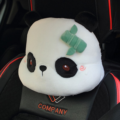 Naslon za glavu iz crtanog automobila, plišani dodaci za automobile - sjedalo, štitnik za vrat, lumbalni jastuk, slatka navlaka za sigurnosni pojas - jastučić za jastuk automobila