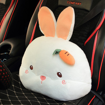 Naslon za glavu iz crtanog automobila, plišani dodaci za automobile - sjedalo, štitnik za vrat, lumbalni jastuk, slatka navlaka za sigurnosni pojas - jastučić za jastuk automobila