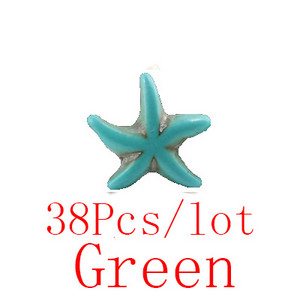 Kamene perle Tirkizne perle u obliku morske zvijezde 13 x 13 mm Približno 38 kom/nitu Opuštene odstojne perle Perle sa sjemenkama za izradu nakita DIY