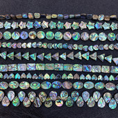5db természetes abalone kagylógyöngy 10-20mm csepp alakú szerelem szív alakú abalone kagyló barkács ékszerkészítéshez nyaklánc kiegészítők
