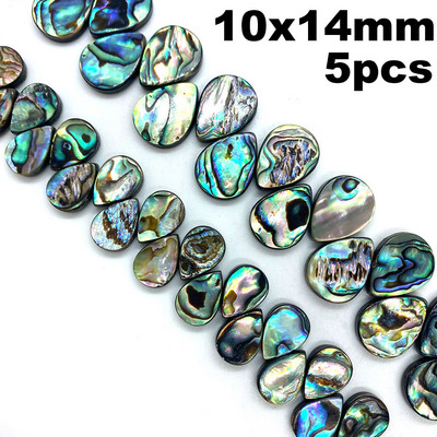 5db természetes abalone kagylógyöngy 10-20mm csepp alakú szerelem szív alakú abalone kagyló barkács ékszerkészítéshez nyaklánc kiegészítők