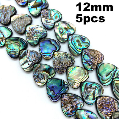 5db természetes abalone kagylógyöngy 10-20mm csepp alakú szerelem szív alakú abalone kagyló barkács ékszerkészítéshez nyaklánc kiegészítők