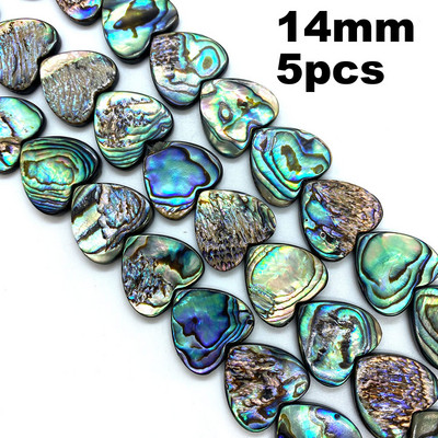 5db természetes abalone kagylógyöngy 10-20mm csepp alakú szerelem szív alakú abalone kagyló barkács ékszerkészítéshez nyaklánc kiegészítők