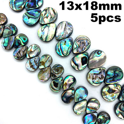5db természetes abalone kagylógyöngy 10-20mm csepp alakú szerelem szív alakú abalone kagyló barkács ékszerkészítéshez nyaklánc kiegészítők
