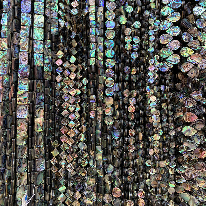 5db természetes abalone kagylógyöngy 10-20mm csepp alakú szerelem szív alakú abalone kagyló barkács ékszerkészítéshez nyaklánc kiegészítők