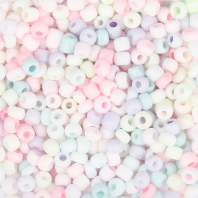 500 kom/kutija 3 mm mat makaroon šarm staklena perla sa sjemenkama okrugla razmaknica perla za izradu nakita DIY narukvica ogrlica dodaci