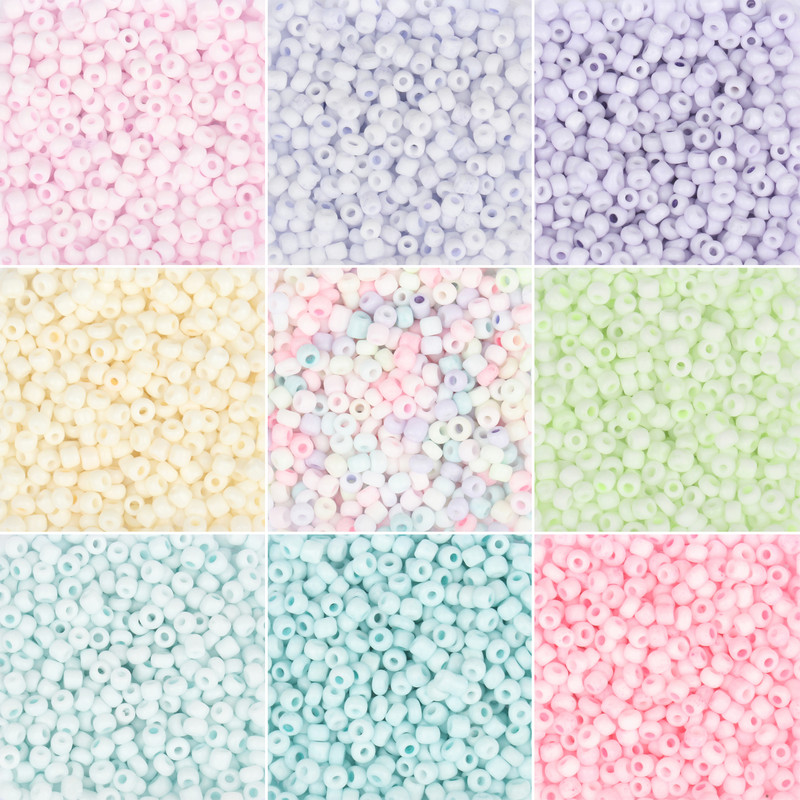 500 kom/kutija 3 mm mat makaroon šarm staklena perla sa sjemenkama okrugla razmaknica perla za izradu nakita DIY narukvica ogrlica dodaci