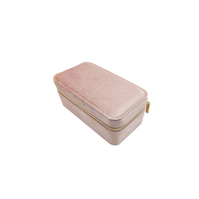 Veleprodajna dvoslojna baršunasta kutija za pohranu nakita, prijenosna kutija za naušnice, kutija za prstenje, kutija za pakiranje nakita, poklon kutija