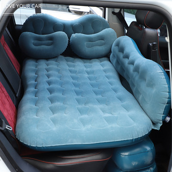 Надуваем матрак за пътуване с кола за сън Разтегателен диван на открито Легло за кола Къмпинг аксесоари Кола Air Matt Възглавници Възглавница за легло