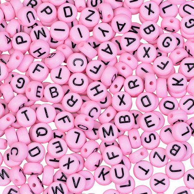 100 kom/lot Srce akrilne perle sa slovom šarene abecede labave razmaknice perle za izradu nakita DIY ručno izrađena narukvica ogrlica