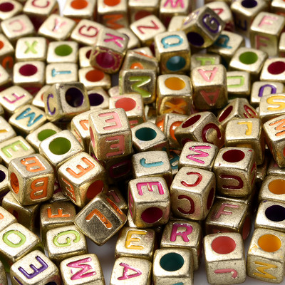 100 kom/lot Srce akrilne perle sa slovom šarene abecede labave razmaknice perle za izradu nakita DIY ručno izrađena narukvica ogrlica