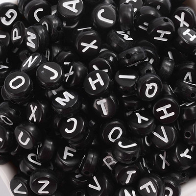 100 kom/lot Srce akrilne perle sa slovom šarene abecede labave razmaknice perle za izradu nakita DIY ručno izrađena narukvica ogrlica