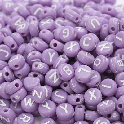 100 kom/lot Srce akrilne perle sa slovom šarene abecede labave razmaknice perle za izradu nakita DIY ručno izrađena narukvica ogrlica