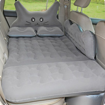 Автомобилно карикатурно въздушно легло Легло за матрак за задна изпускателна кола за деца, които спят Сгъваем матрак за пътуване на задна седалка на кола
